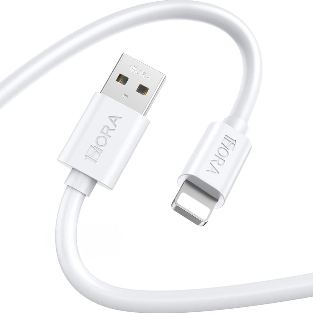 Cabo iPhone 1Hora Usb A/Lightning 2.1A 2M Branco