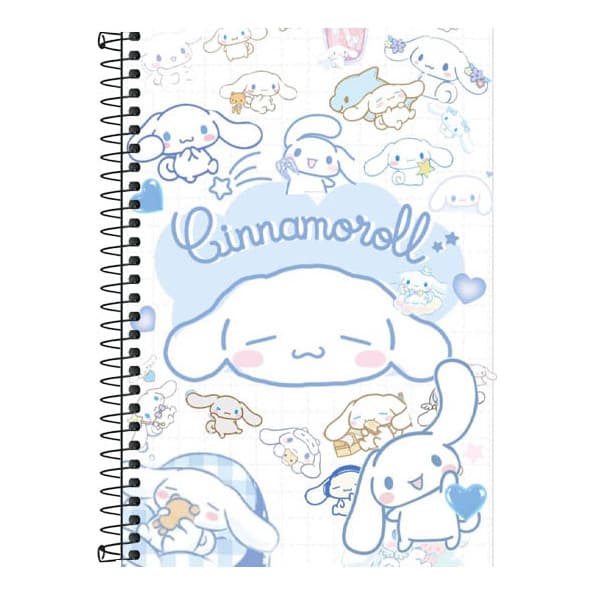 Caderno Cinnamon Escolar 1, 10 ou 20 Matérias Capa Dura