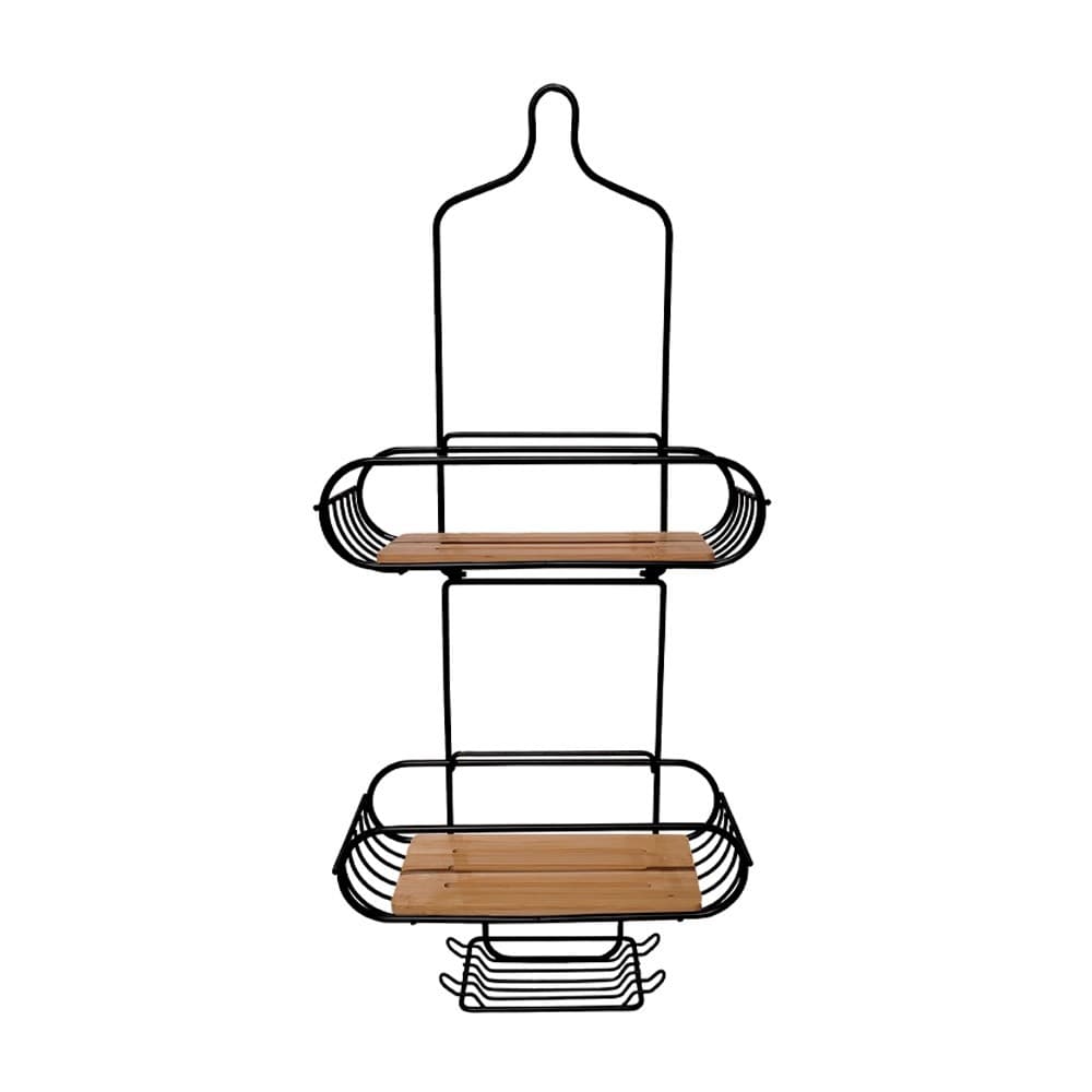 Organizador Banheiro Homfel Porta Shampoo Sabonete Preto