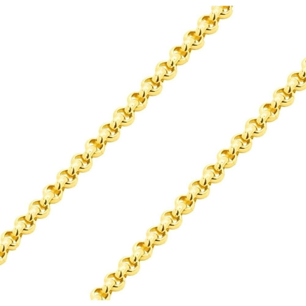 Corrente Cordao De Ouro 18k Feminina Portuguesa