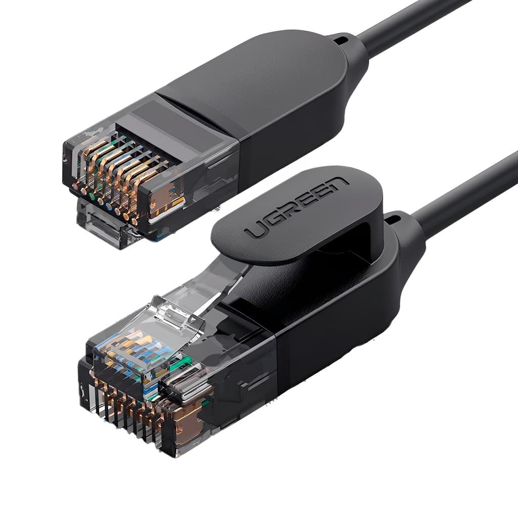 Cabo de Rede Rj45 Ugreen Cat6A UTP Macho 1.5Metro Preto