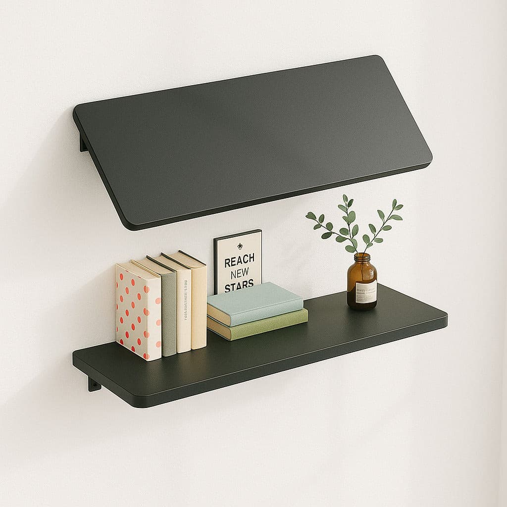 Mesa de Parede Para Quarto Sala Cozinha Dobrável com Mão Francesa Reforçada 50x40