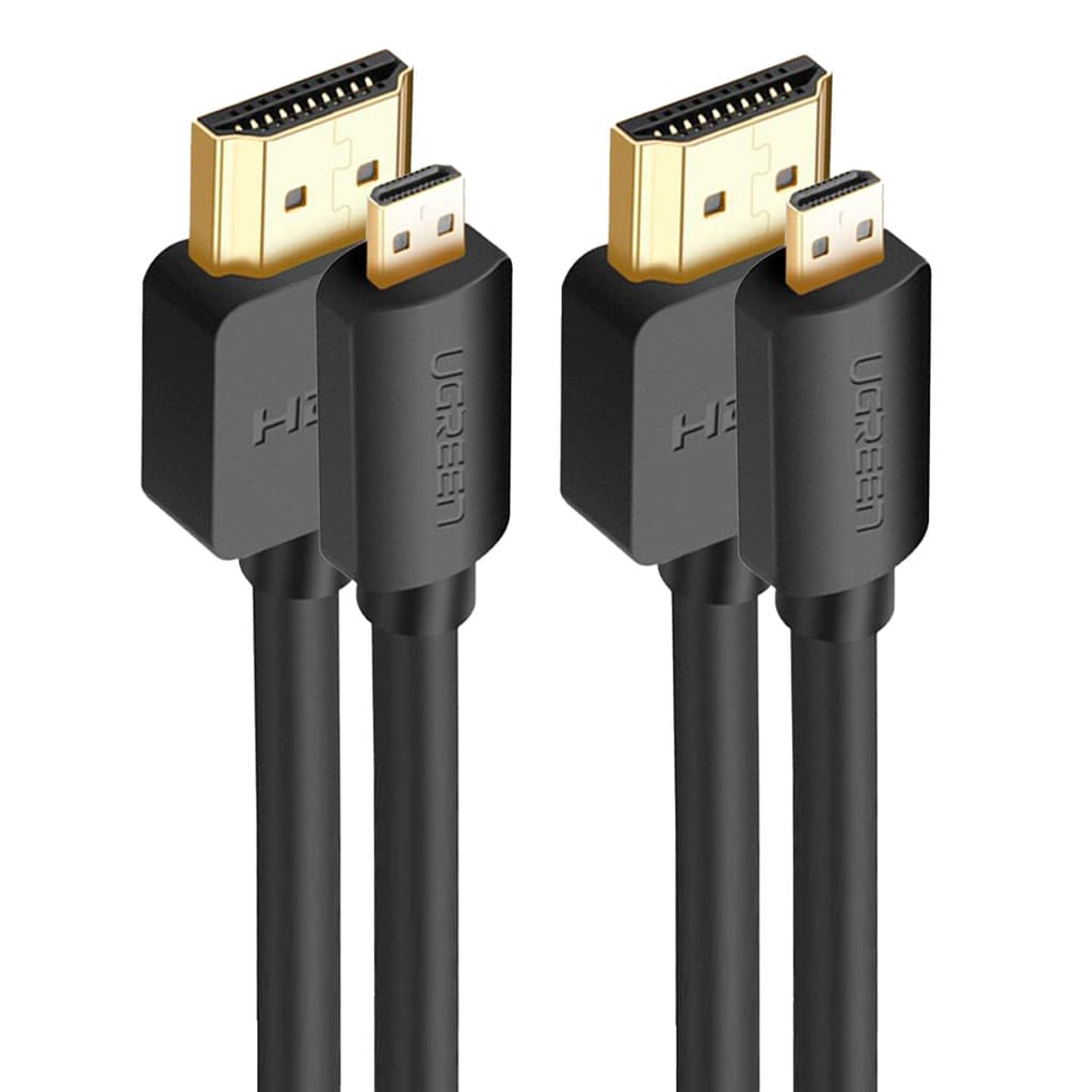 Ugreen Cabo Micro Hdmi para Hdmi 4k 60Hz 2 Metros Preto 2 Unidades
