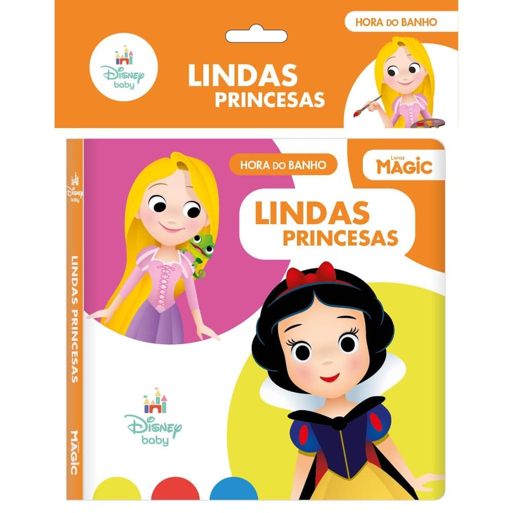 Livro Disney Baby - Hora Do Banho Lindas Princesas