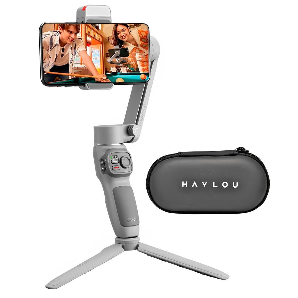 Estabilizador Zhiyun SmoothQ3 Cardan +Estojo Haylou p/ Fone (K-2986-2513)