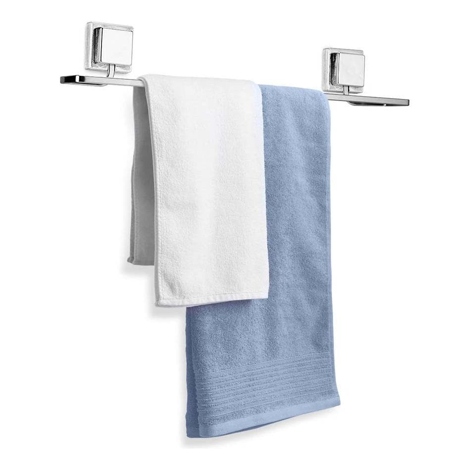 Suporte Porta Toalha De Banho Toalheiro 50cm Banheiro Sem Furo Fixação 3m Cromado da Arthi