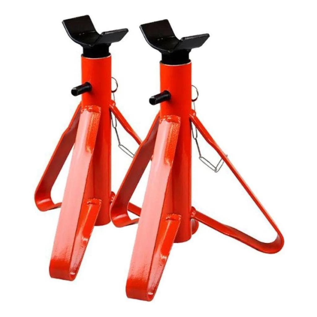 Kit C 2 Cavaletes De Apoio Para Veículos Até 2 Toneladas Lc