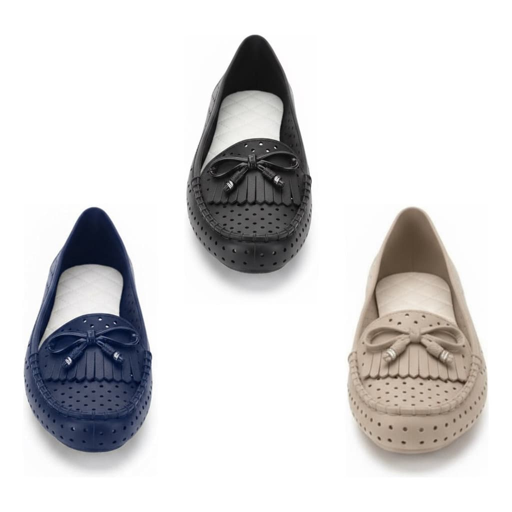 Sapatilha Mocassim Leve Feminina com Laço e Toque de Elegância Sapato Comervix