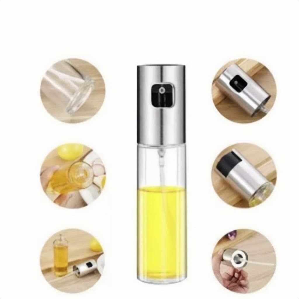 3 Pcs Spray Cozinha Controle Oleo Preciso Sem Excesso Óleo