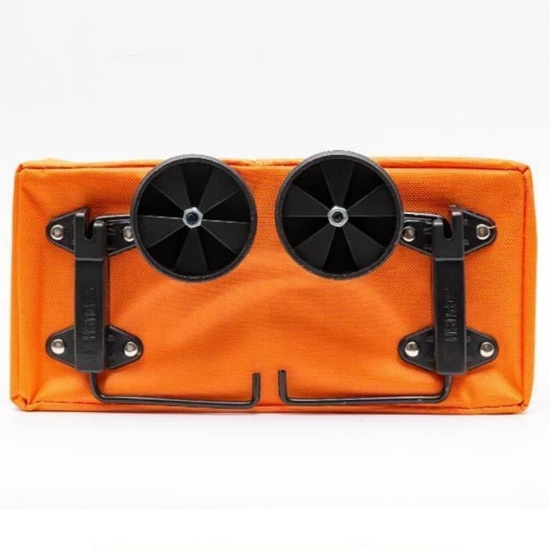 1 Pc Sacola De Compras Com Roda Arrasto Econômico Portabilidade Flexível Capacidade Generosa Plegável Portátil
