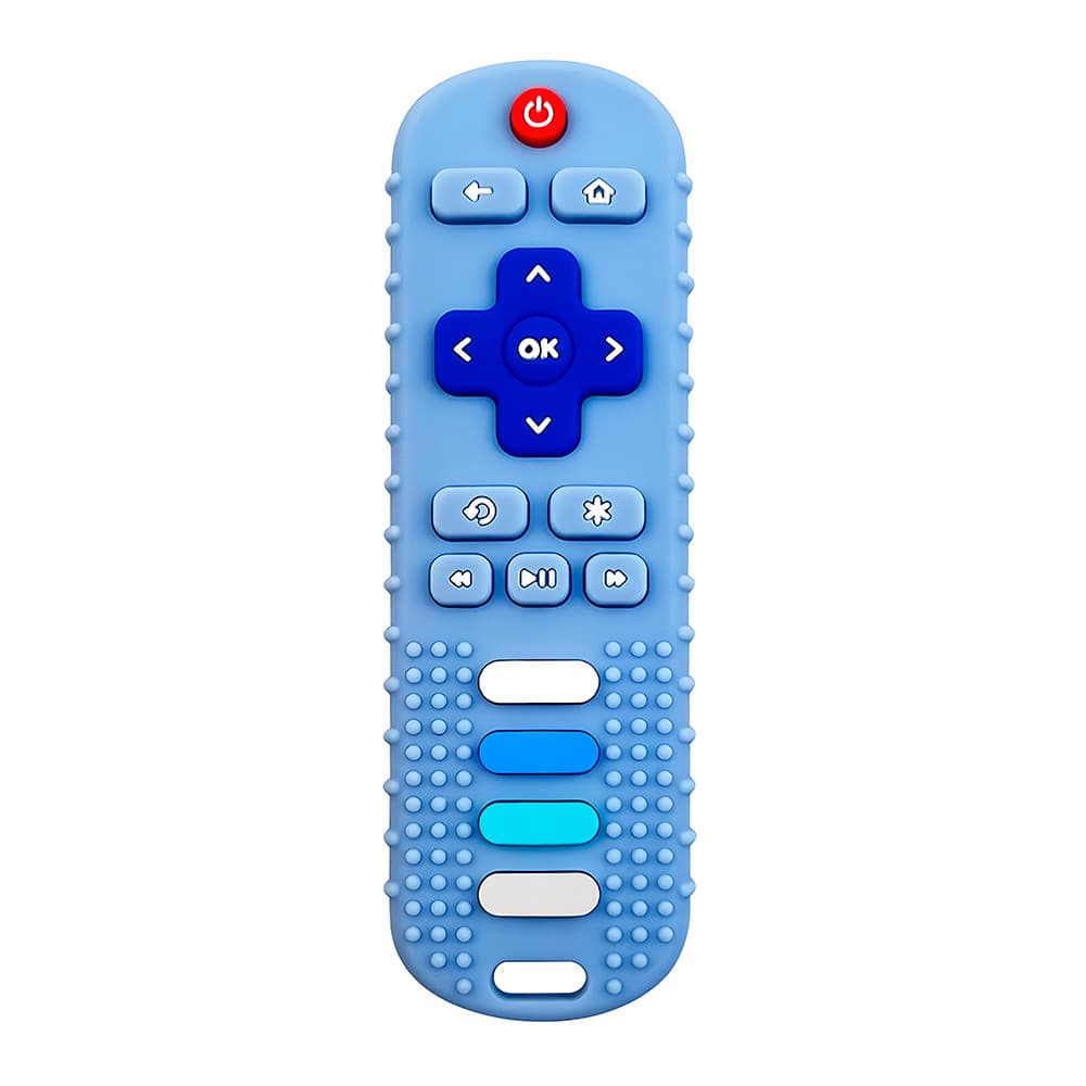 Life Mordedor Controle Remoto CT-056 Silicone Azul Bebê