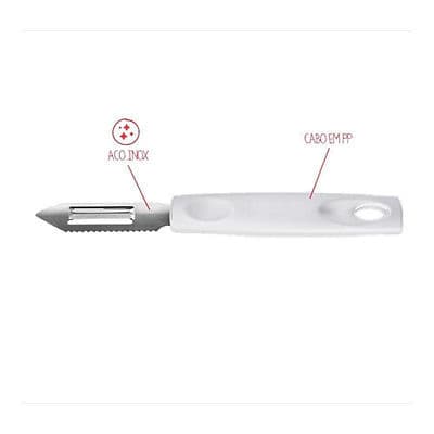Descascador de Legumes Branco Inox
