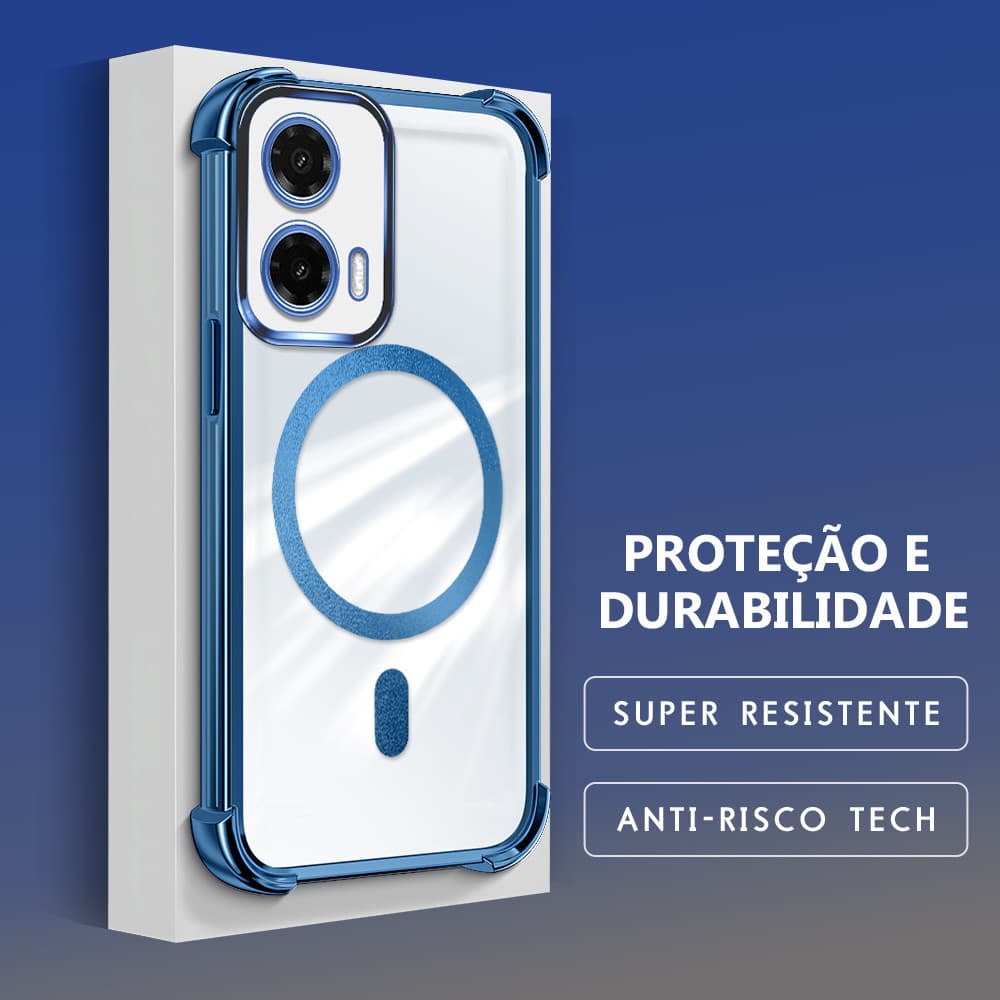 Capa Para Motorola Moto G35 5G Capinha Anti Choque Case Transparente 0056 FS