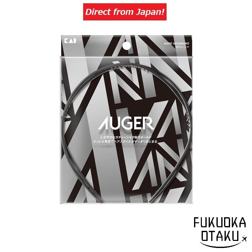 KAI AUGER Tiara Dupla Cruzada Para Cabelo, Limpeza Facial e Maquiagem【Direto do Japão】