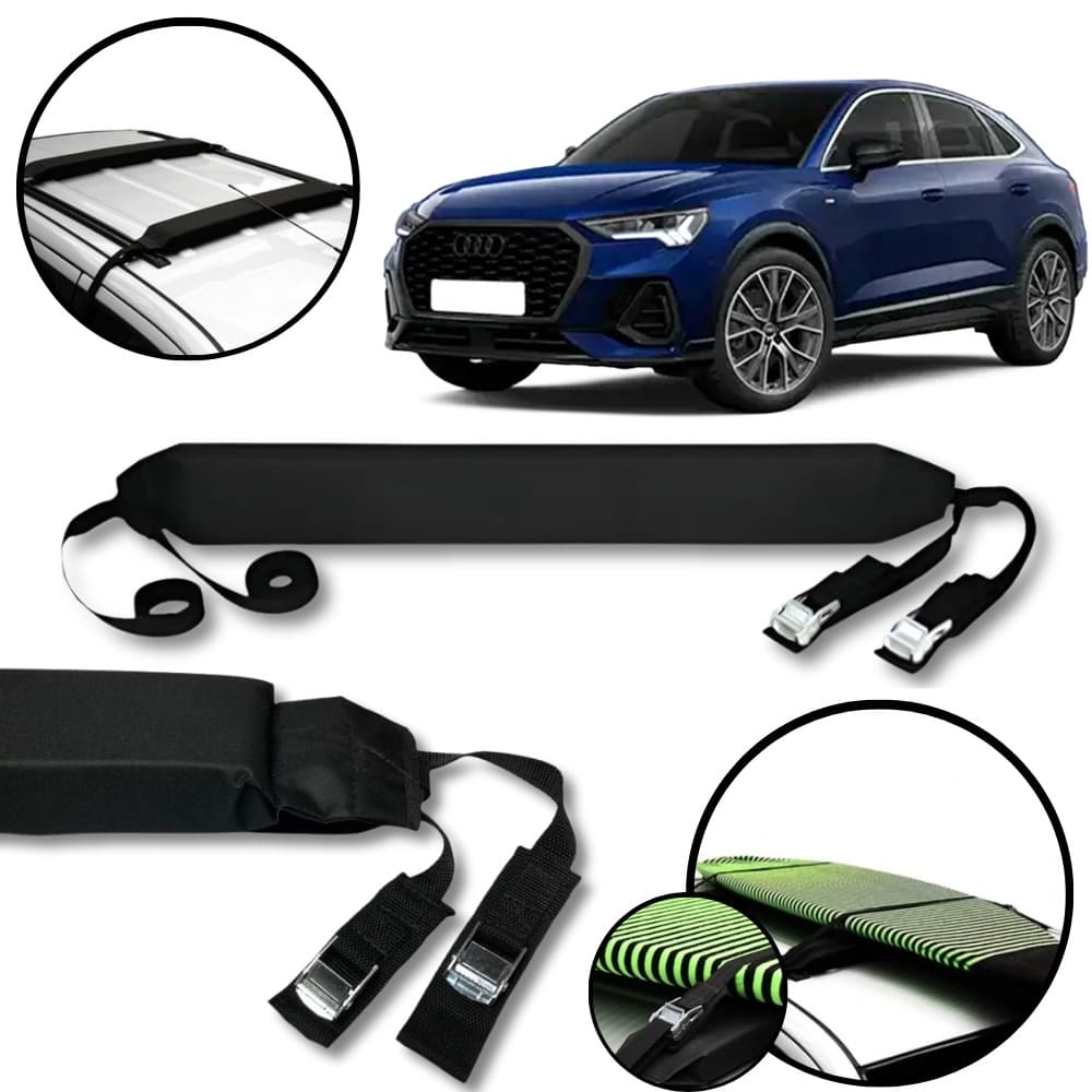 Rack Teto Prancha Surf Carro Com Cinta Audi Q3