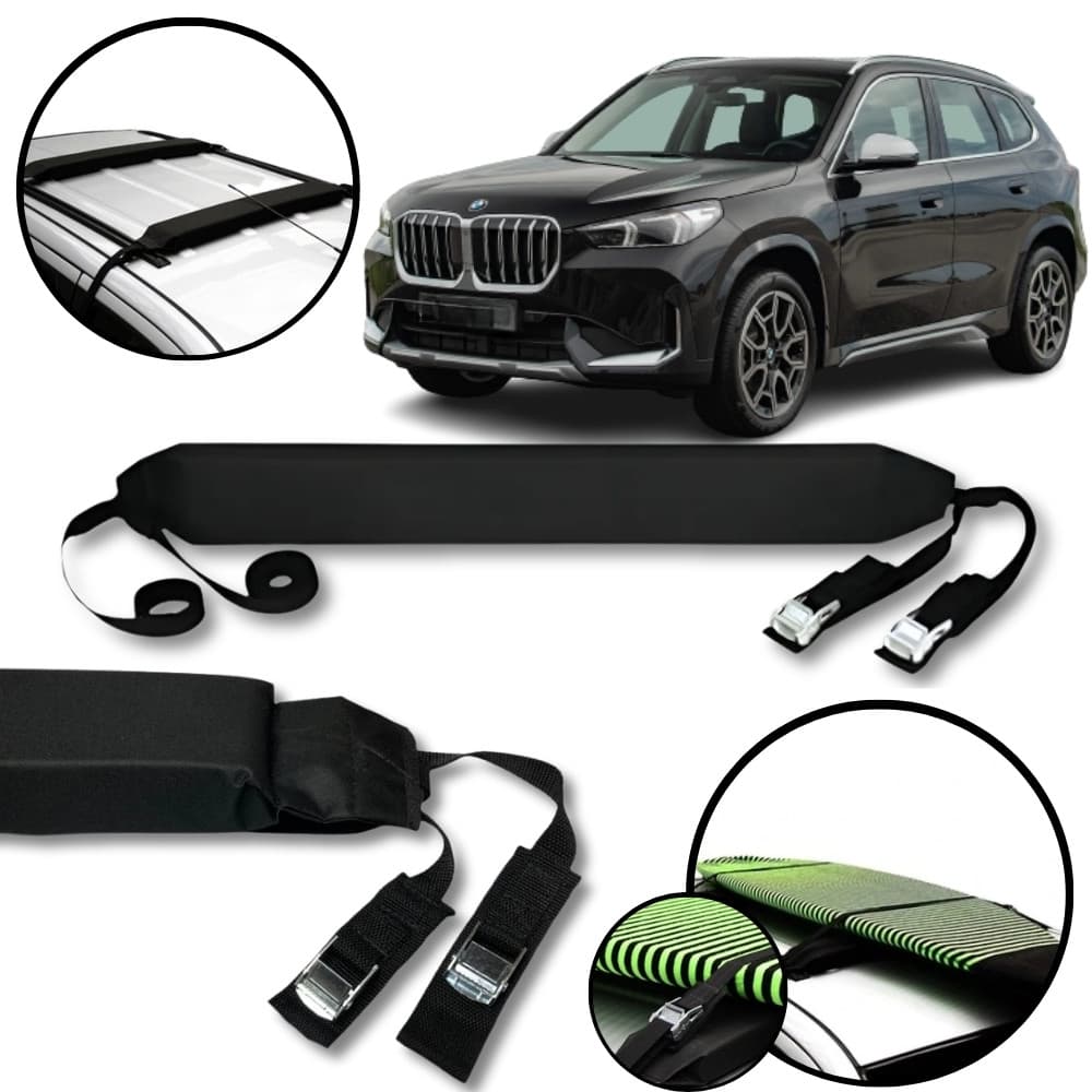 Rack Teto Prancha Surf Carro Com Cinta BMW X1