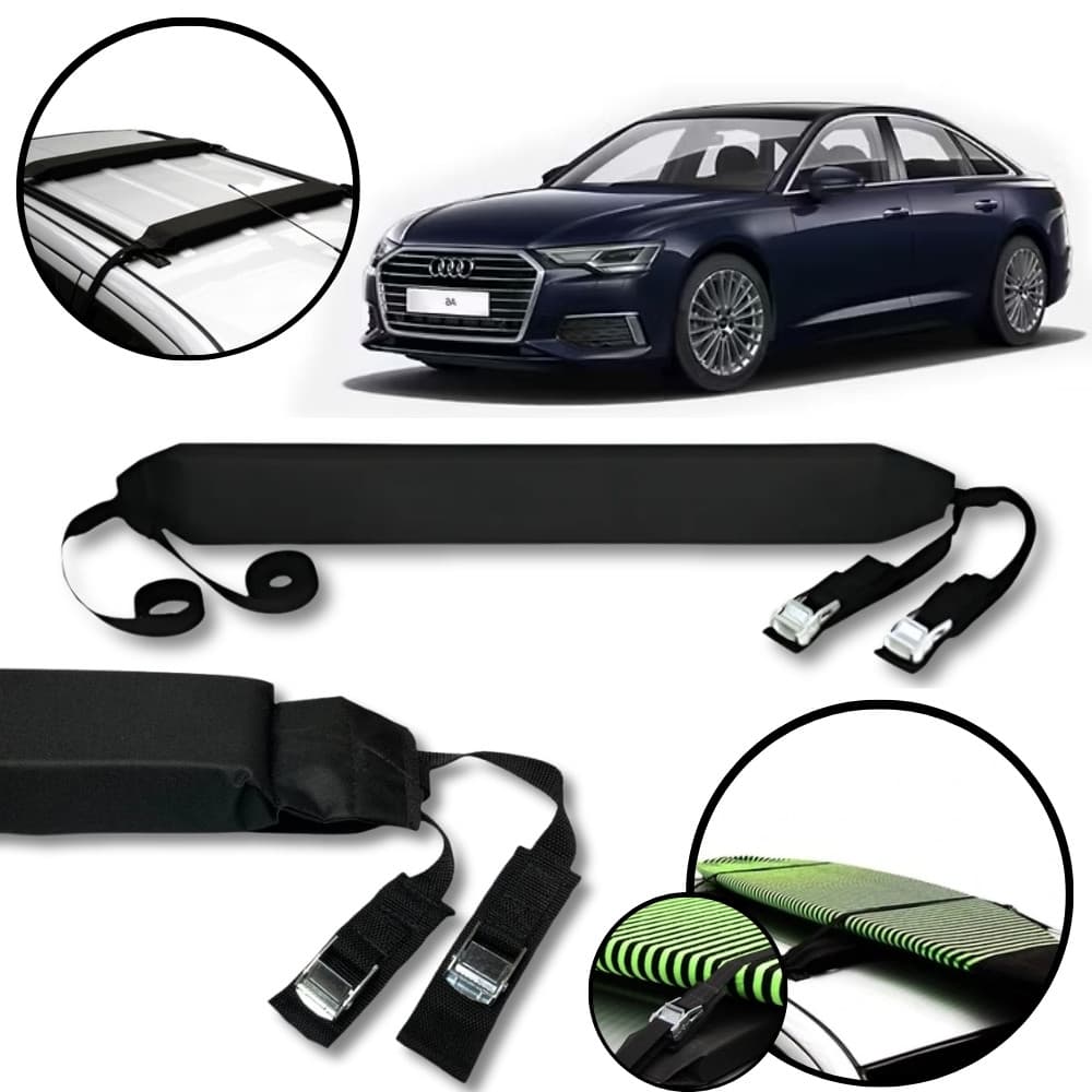 Rack Teto Prancha Surf Carro Com Cinta Audi A6
