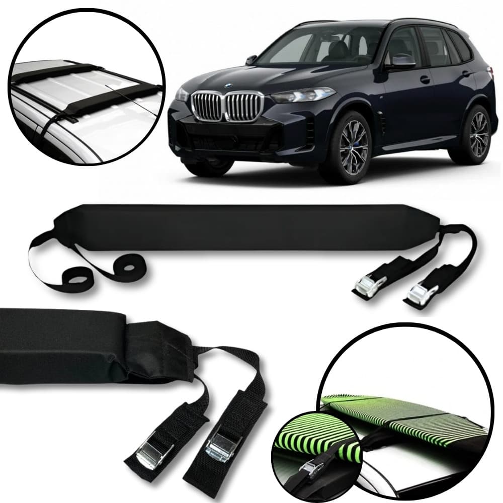 Rack Teto Prancha Surf Carro Com Cinta BMW X5