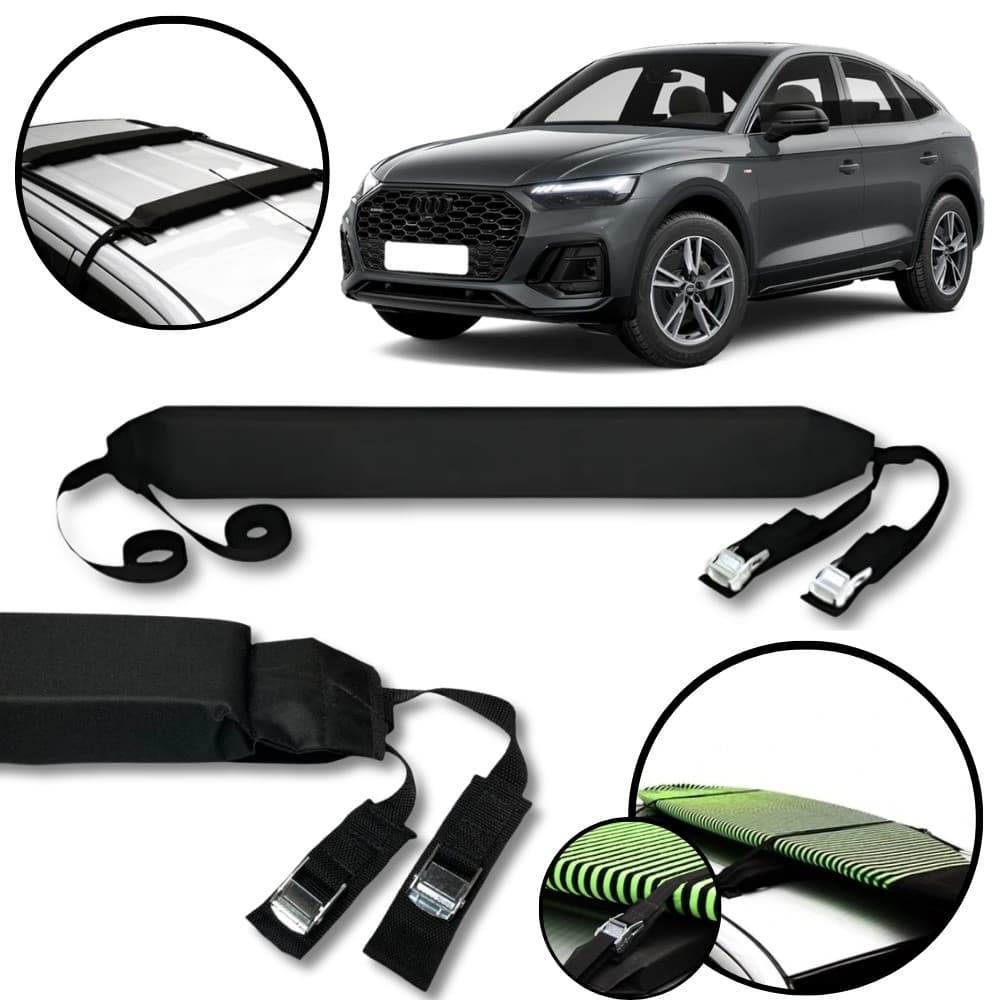 Rack Teto Prancha Surf Carro Com Cinta Audi Q5