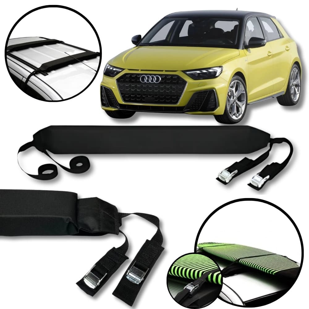 Rack Teto Prancha Surf Carro Com Cinta Audi a1