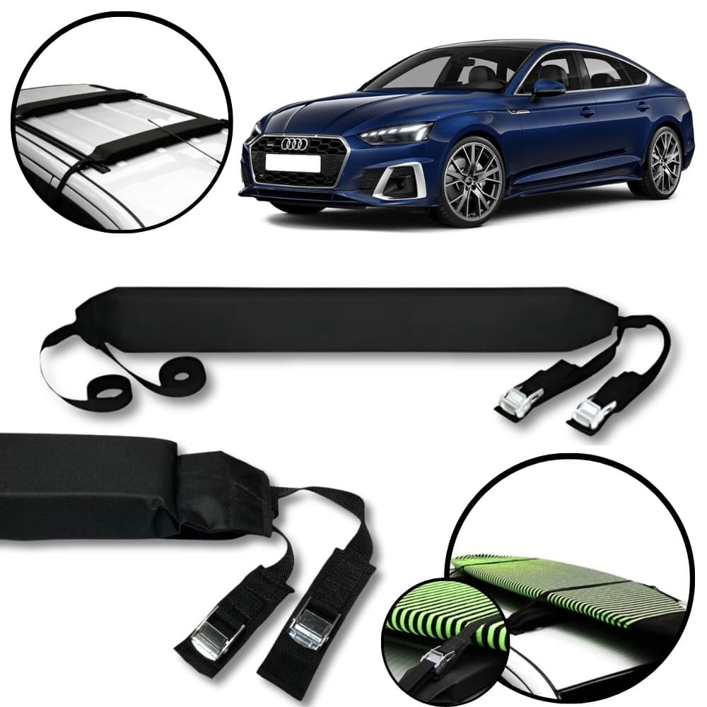 Rack Teto Prancha Surf Carro Com Cinta Audi A5