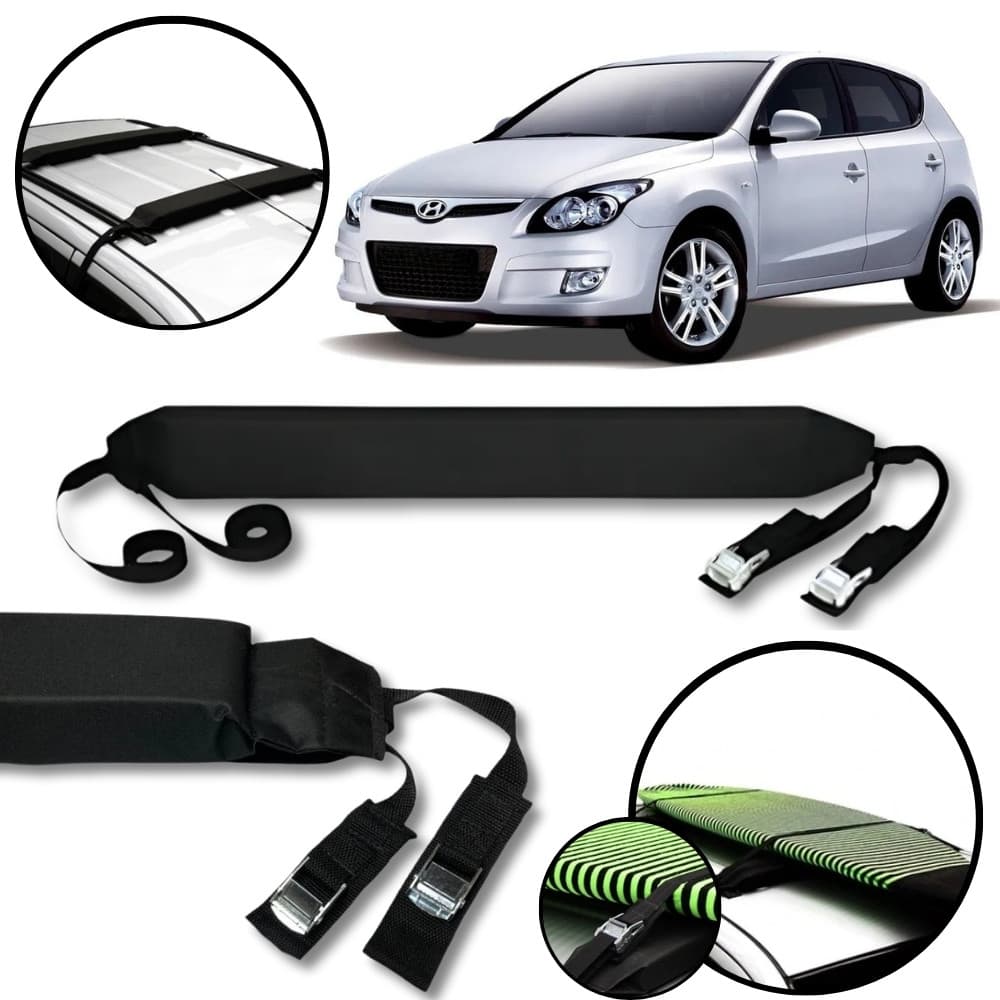 Rack Teto Prancha Surf Carro Com Cinta Hyundai i30