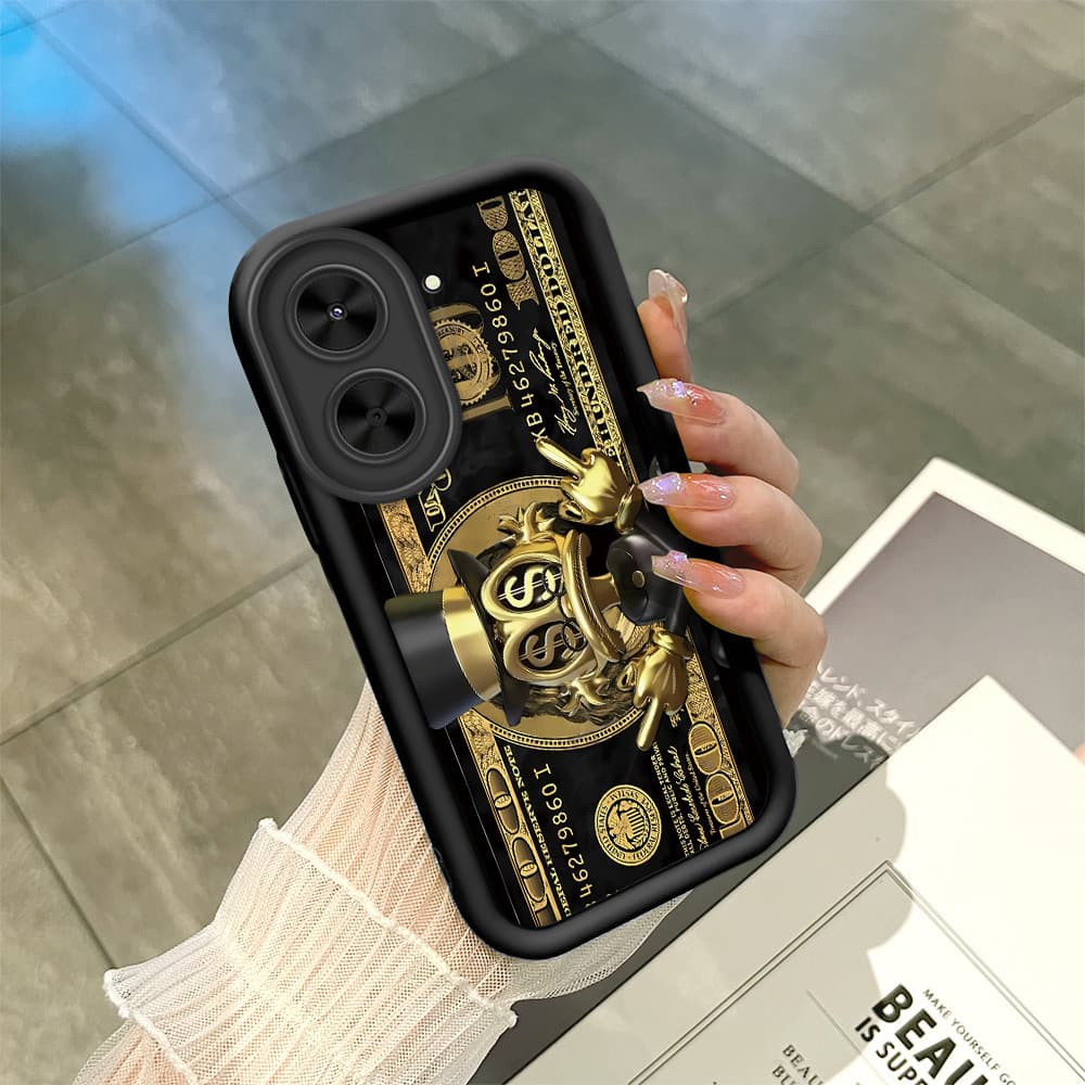 Capinha Para Xiaomi Redmi A5 4G Case De Protetora Preta Macio Silicone Celular Capa TY 6074