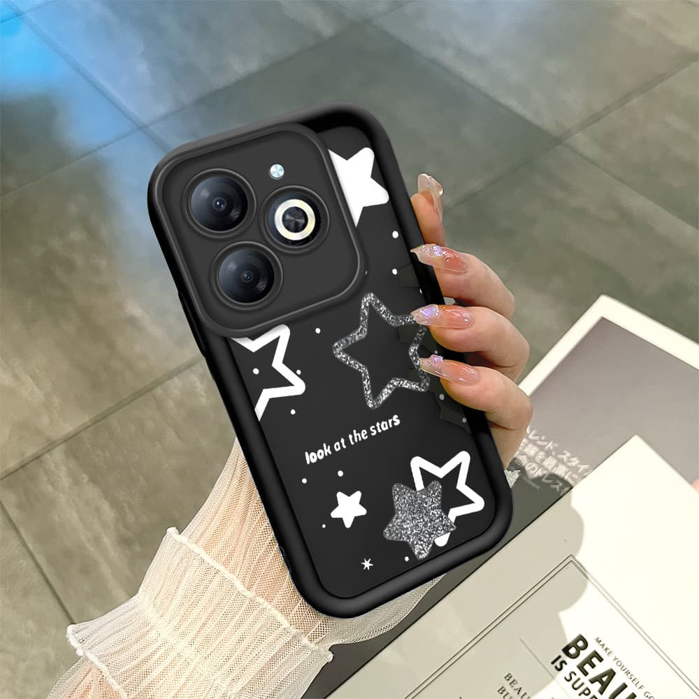 Capa Para Infinix Smart 8 Pro HD Plus Hot 40i Tecno Spark 20 20C Pop 8 Go 2024 Protetora Capinhas Silicone TYB5569