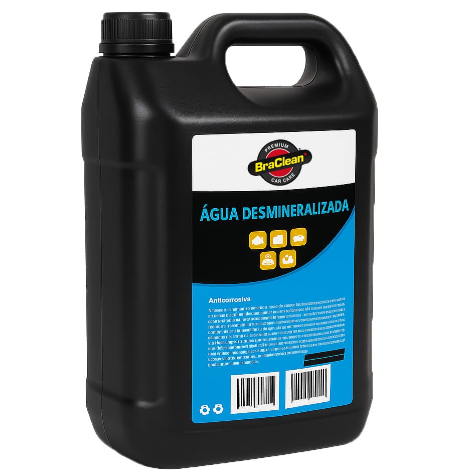 Água Pura Para Radiador 5L BraClean – Protege Contra Ferrugem e Mantém Temperatura