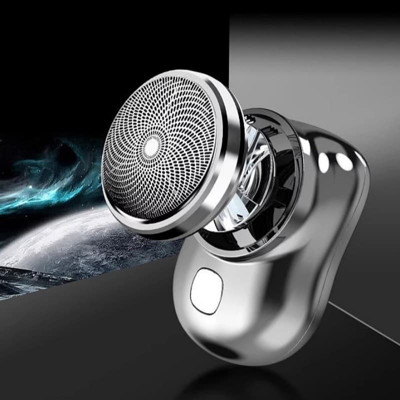 1 Pc Mini Aparador Preto Para Barba Perfeita Com Motor Forte E Manutencao Facil Corte Suave E Ajustavel