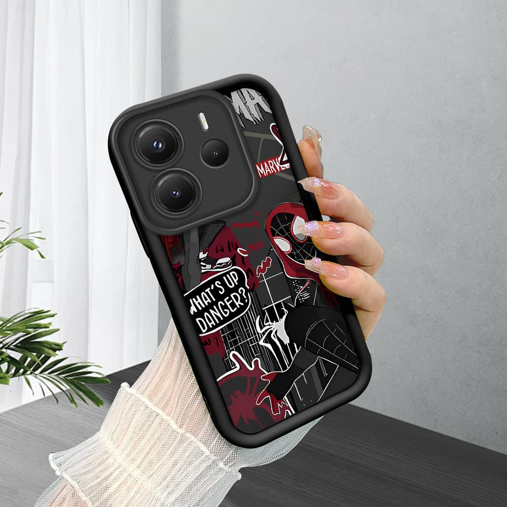 Capa Para Xiaomi Redmi Note 14 5G Capinha De Celular Macio Preto Case 5849 TYB