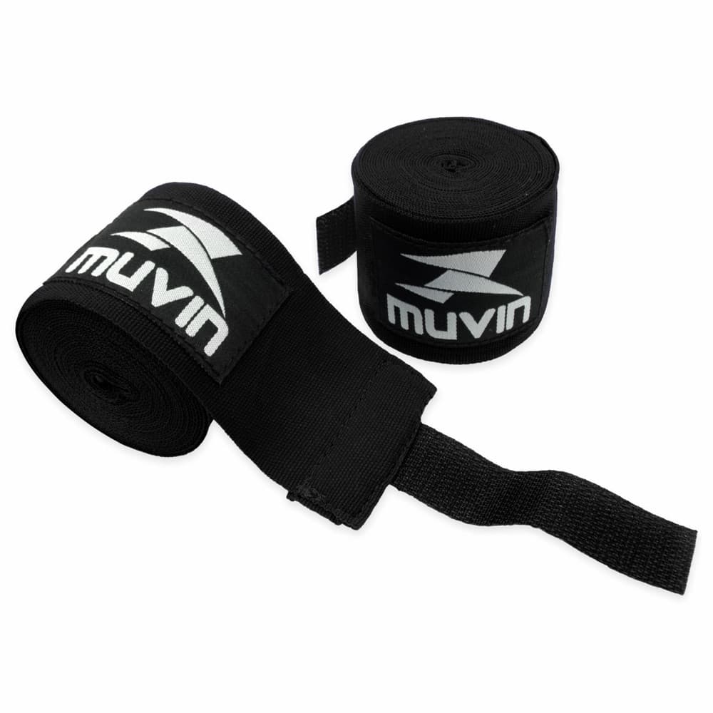 Bandagem Elástica Muvin para Lutas com Proteção de Punho e Mão – 3m Estilo Mexicano