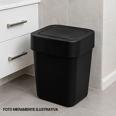 💎⭐🌟Lixeira C/ Tampa Click - DESCARTE SEUS RESÍDUOS COM FACILIDADE E MANTENHA SEU AMBIENTE LIMPO E ORGANIZADO!
