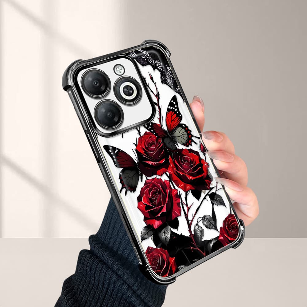 Capinha Para Infinix Smart 8 Pro HD Plus Hot 40i Tecno Spark 20 20C Pop 8 Go 2024 Anti Queda Capa Celular FS0071