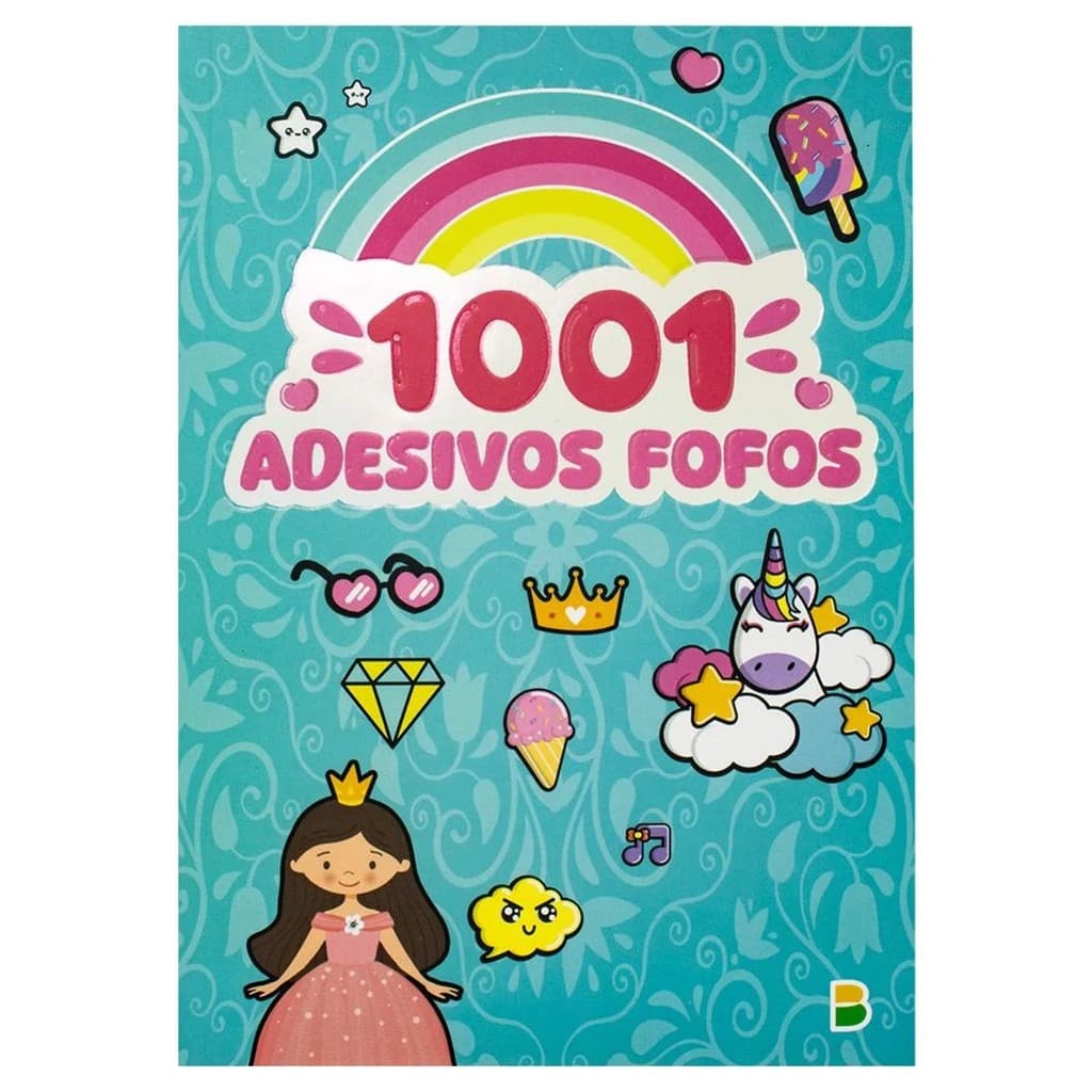 Livro 1001 Adesivos - Fofos