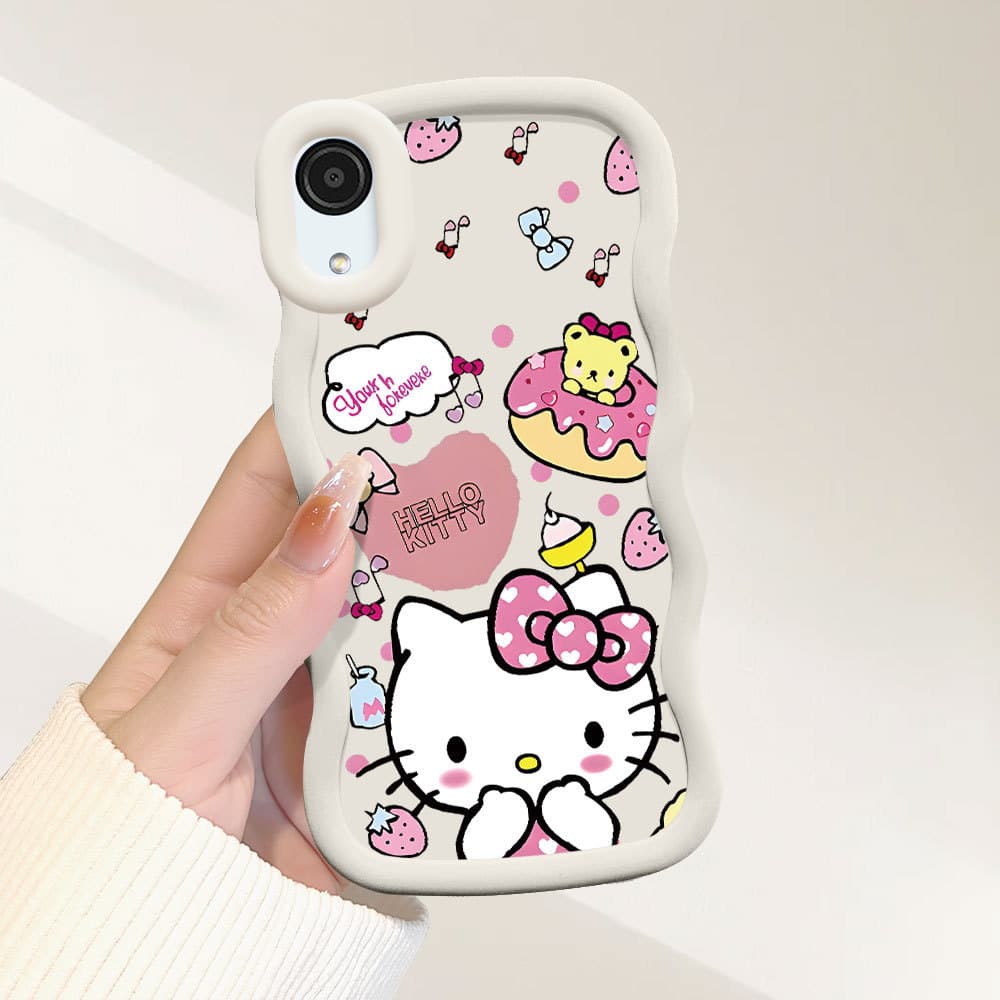 Capinha Para Samsung Galaxy A03 Core Capa De Silicone Ondulada Fofa MKL0223