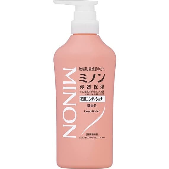 Diretamente da Daiichi Sankyo Healthcare: Condicionador capilar medicamentoso Minon 450ml (Japão)