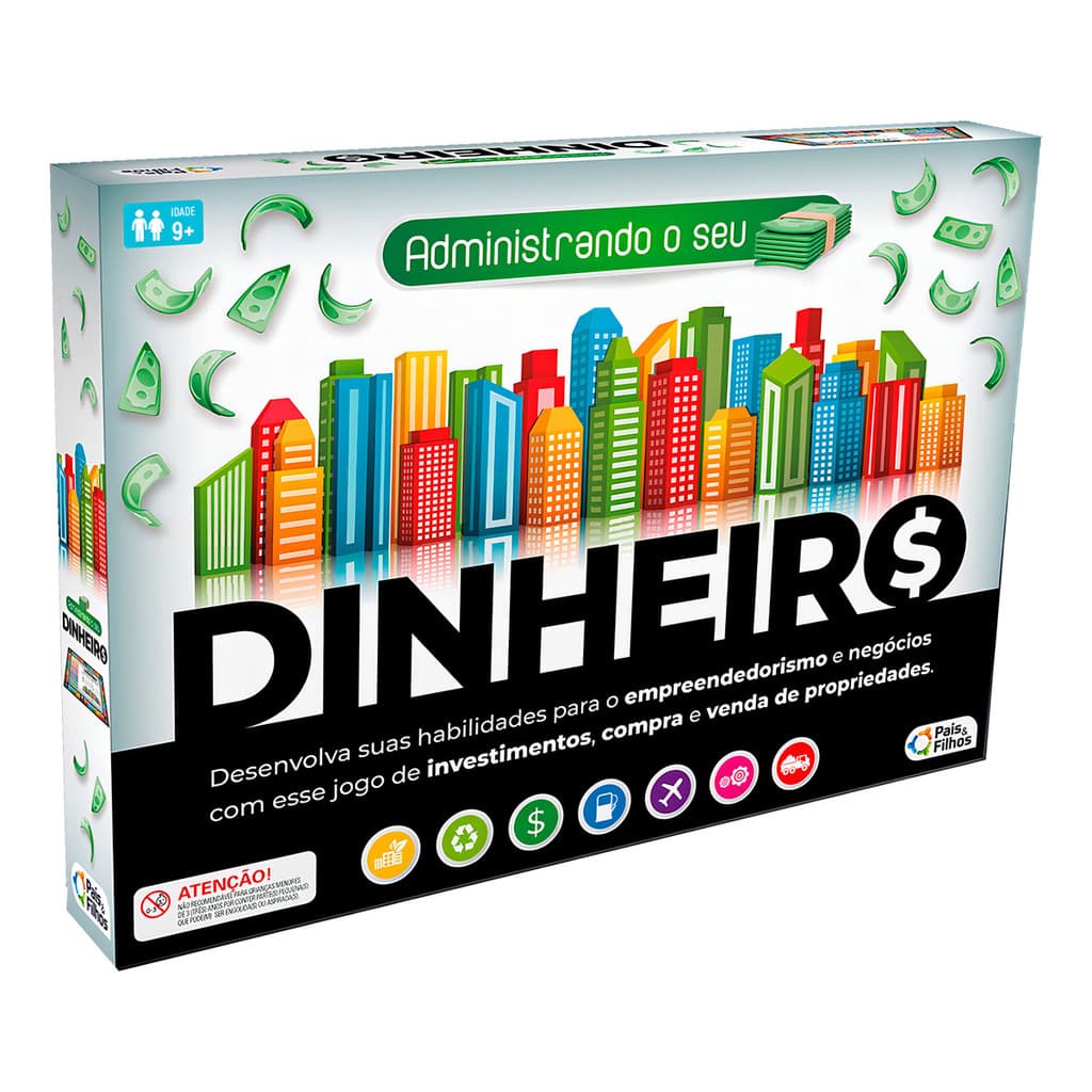 Jogo Tabuleiro Administrando O Seu Dinheiro - Pais & Filhos