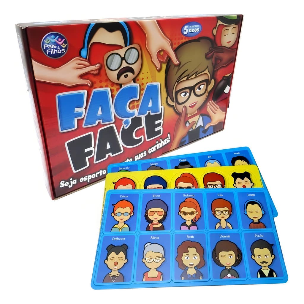 Jogo Faça Face Monte Suas Carinhas - Pais e Filhos