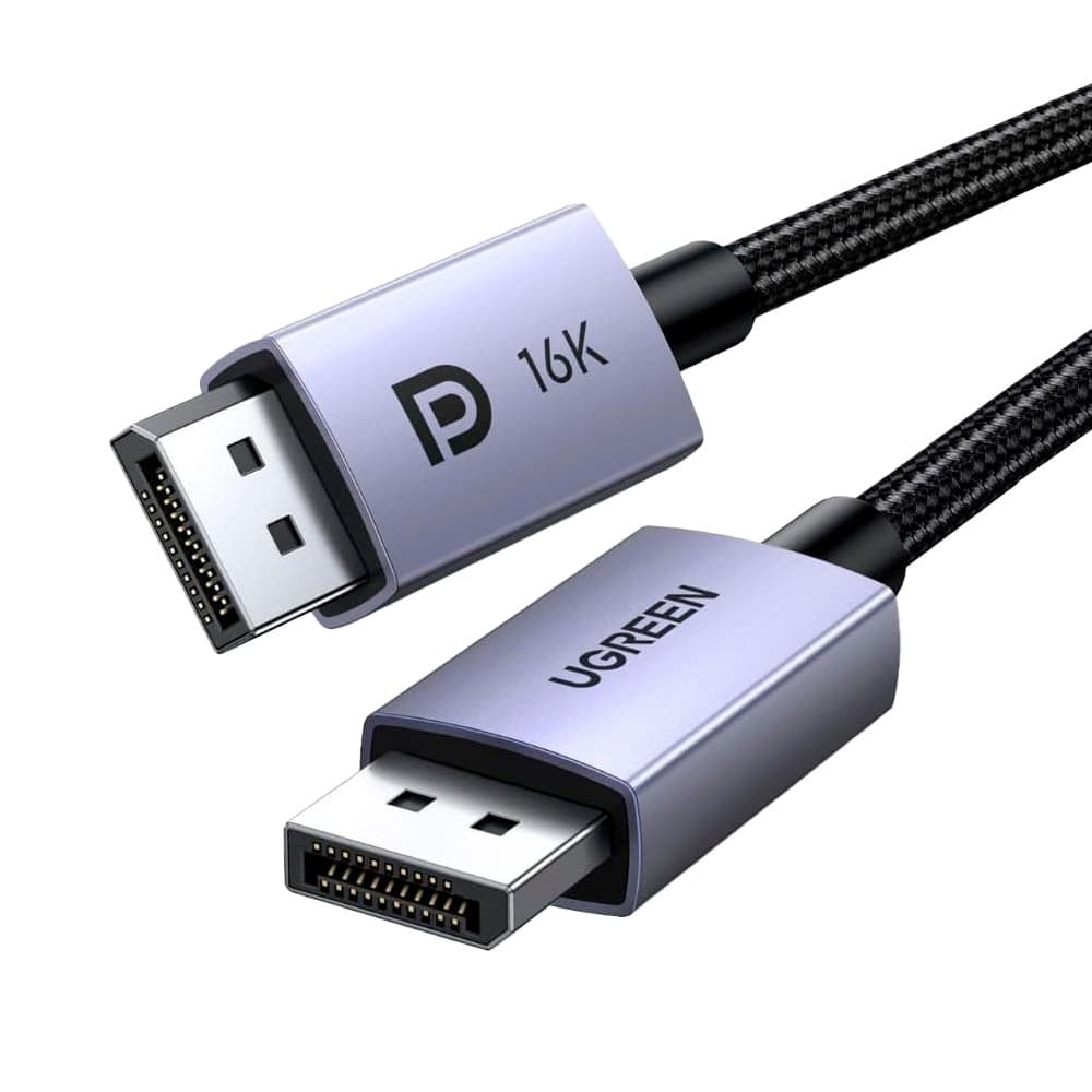 Cabo DisplayPort 2.1 Ugreen 16K 1M Monitor Gamer PC 4K 8K