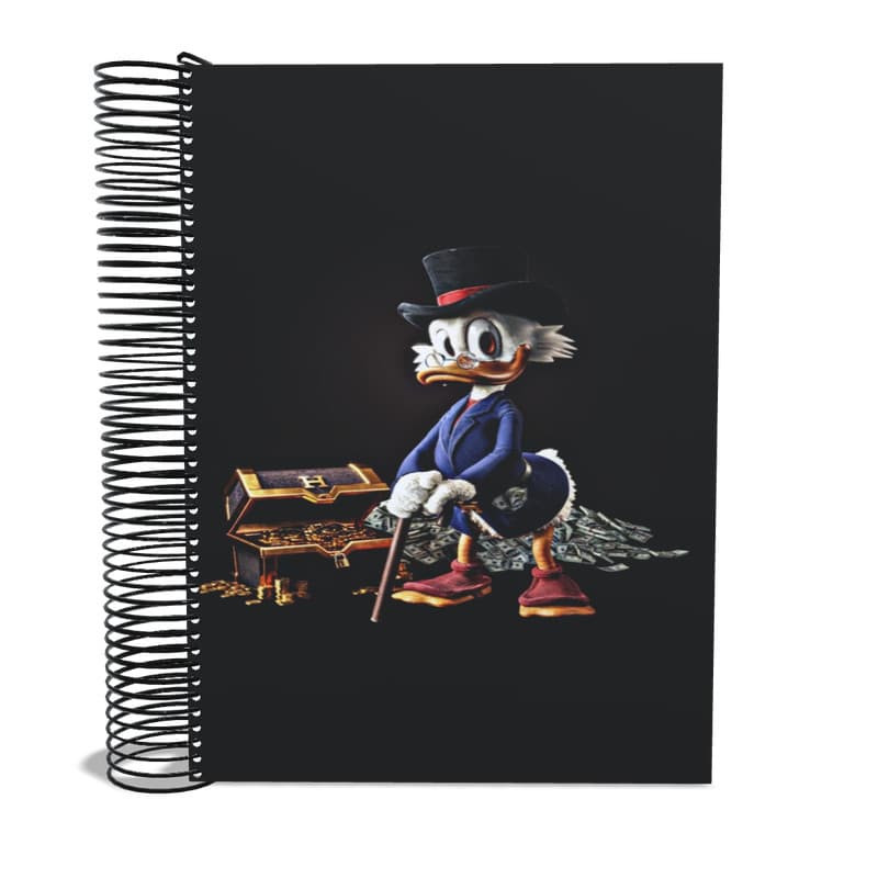 Caderno Tio Patinhas universitário Capa Dura 10 matérias