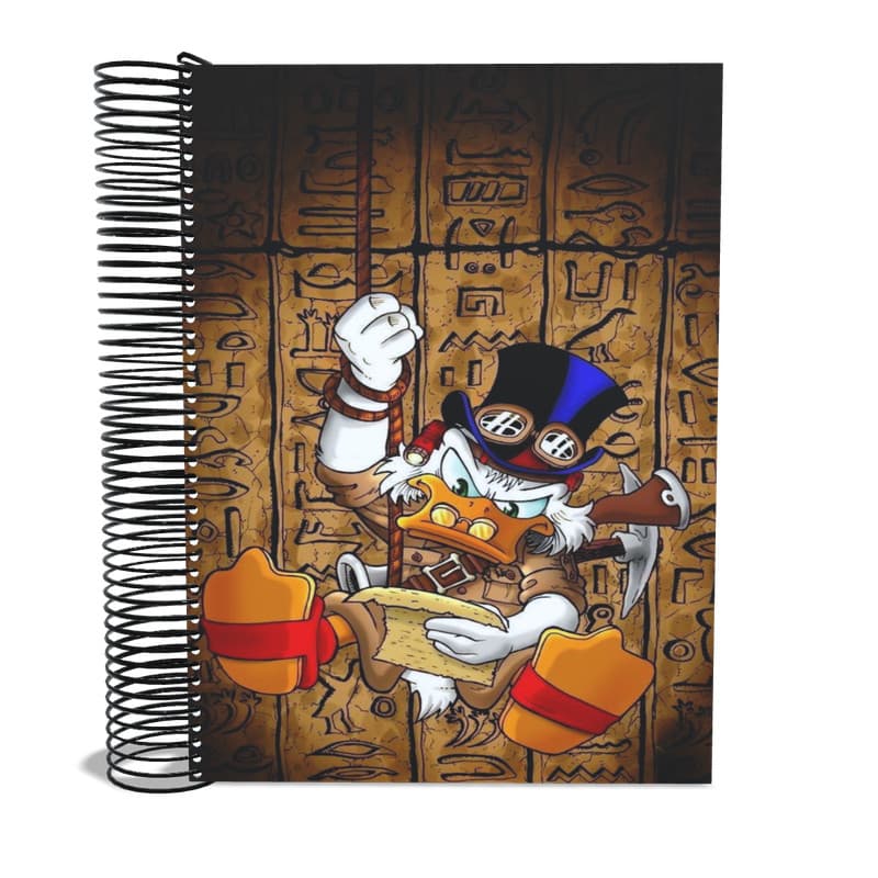 Caderno universitário Capa Tio Patinhas 400 Fl 20 matérias