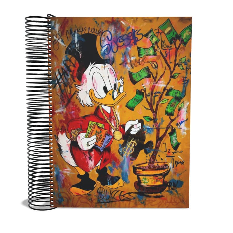 Caderno Tio Patinhas 20 matérias 400 Fls universitário AB