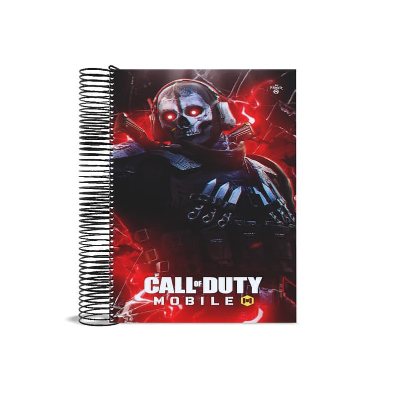 Caderno Call of Dutty 20 matérias 400 Fls universitário AB