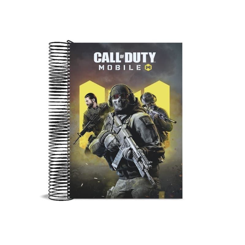 Caderno Call of Dutty 20 matérias 400 Fls universitário