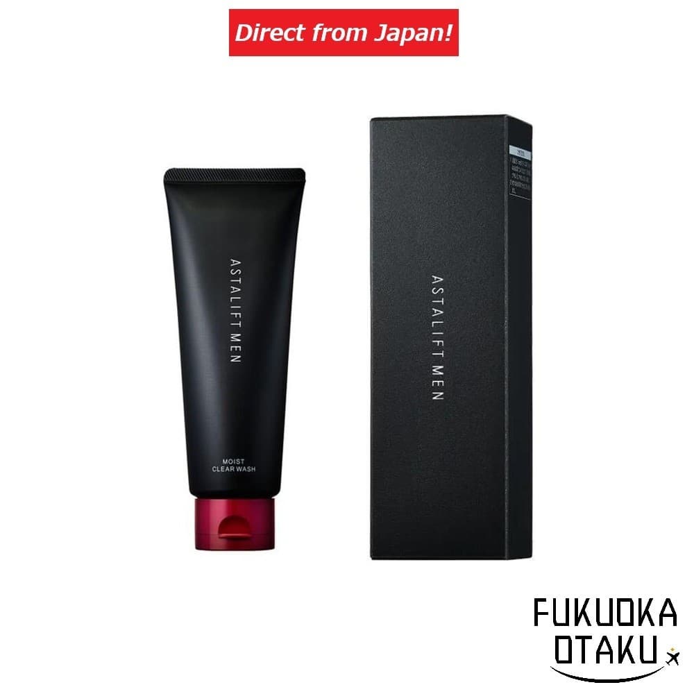FUJIFILM ASTALIFT MEN Moist Clear Wash 100g Skincare Sabonete Facial Masculino Japã's Direto do Japã