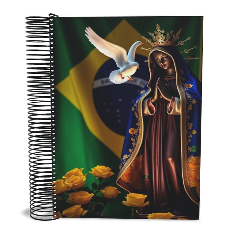 Caderno 10 matérias Nossa Senhora Aparecida universitário 200 Fls