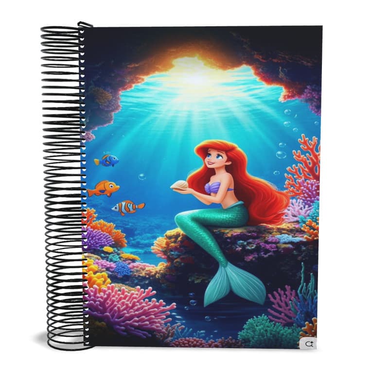 Caderno 20 matérias Sereia universitário 400 Fls