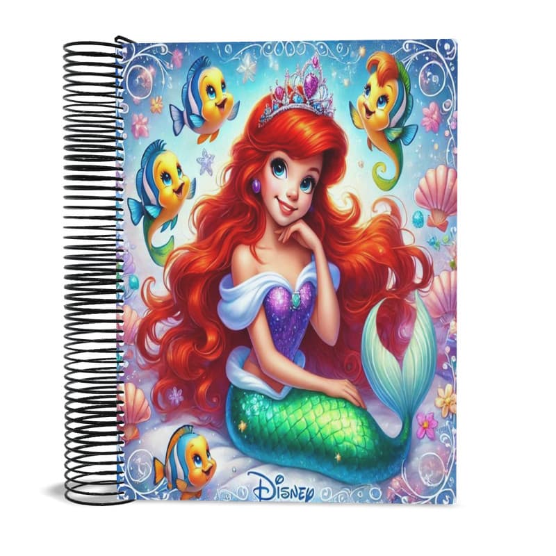 Caderno Sereia 20 matérias 400 Fls universitário AB
