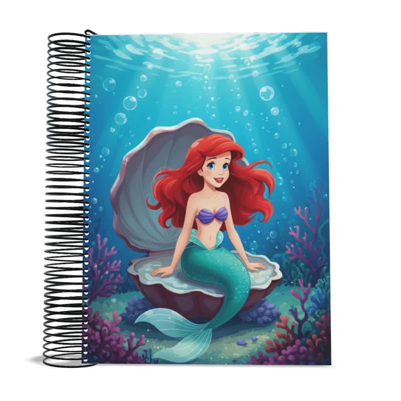 Caderno Sereia 10 matérias 200 Fls universitário